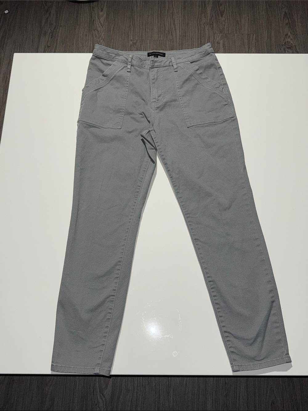 Banana Republic Light Gray Women's Pants